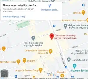 2023 » Tłumacz przysięgły francuski Warszawa centrum